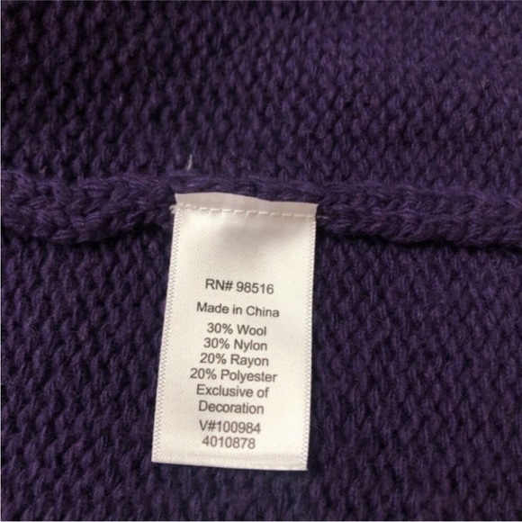 Coldwater Creek Metallic Knot Cardigan - Picture 3 of 5